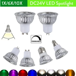 Dimmable Dc24v Led Spotlight Spot Light Cob Lights 36/degree Angle 5w Bulbs Lamp - Picture 1 of 25