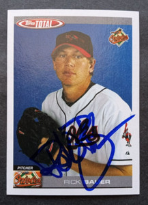 2004 Topps (Total) SIGNED: Rick Bauer, ORIOLES #339