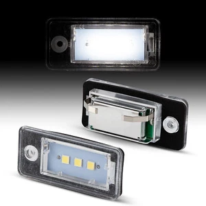 2x Iluminación de matrícula LED para Audi A5 8F Cabrio | A8 D4 8H Q7 8L *5050 - Imagen 1 de 9