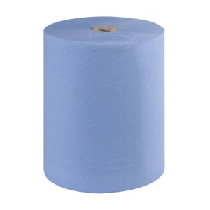 Putztuchrollen, blau, 3-lagig, 1000 Blatt, 36x35cm, 1 Stück - Bild 1 von 11