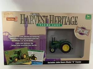 Ertl Harvest Heritage Trading Cards & John Deere Model D Tractor, Series 2 #5909 - Picture 1 of 4