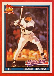 2016 Topps Frank Thomas Nachdruck #BB-40 (1991 #79) Berger's Best (White Sox) - Bild 1 von 2