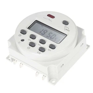 110V-12V Timer DC Switch ON/OFF Weekly Programmable LCD Digital Light Time Relay - Picture 1 of 13