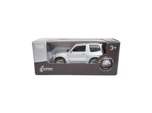 MITSUBISHI PAJERO SILVER WELLY 1/60 VOITURE MINIATURE 1/64 - Foto 1 di 1