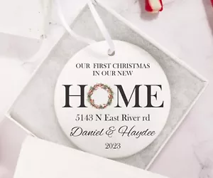 Personalized New Home Ornament,New Home Christmas Ornament,Housewarming gifts - Picture 1 of 3