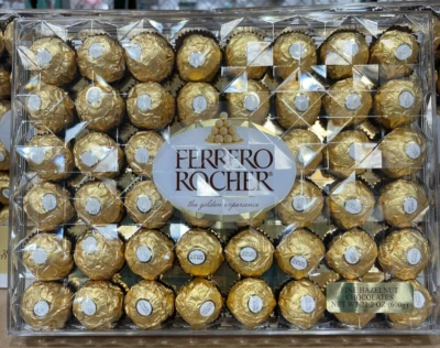48x Ferrero Rocher Chocolates de Avellana Fina Caja de Regalo de Navidad 21.2oz 600g FRESCO Foto 1 de 4
