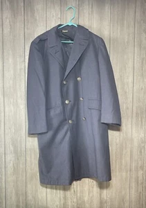 Cappotto soprabito uniforme lana blu US Air Force vintage anni 50 USAF guerra di Corea 39S - Foto 1 di 7
