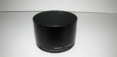 Genuine Asahi takumar 200mm f/1.4 Metal Lens Hood - Image 1 of 2