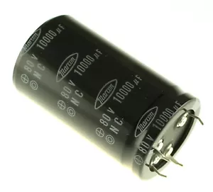 (4pcs) 10000uF 80V Condensatore audio elettrolitico radiale a scatto 80VDC 10.000 - Foto 1 di 1