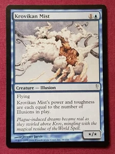 Magic The Gathering COLDSNAP KROVIKAN MIST blue card MTG - Picture 1 of 2