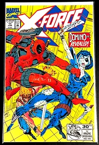 X-FORCE #11 (NM) 1st DOMINO! Signed by Artist Mark Pacella! Marvel 1992 DEADPOOL - Picture 1 of 2