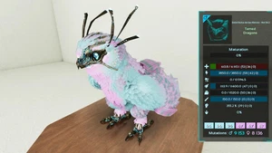 🔥ARK Survival Ascended OFFICIAL PVE - ADULT SNOW OLW SOLID TOP STATS - Picture 1 of 4
