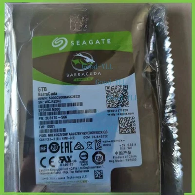 ST5000LM000 5TB SEAGATE Barracuda 2.5" 5400RPM 128MB SATA 15MM Hard Drive HDD - Image 1 of 2
