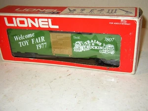 Lionel 1977 Welcome Toy Fair 7807 Trains N Truckin box car - Picture 1 of 3