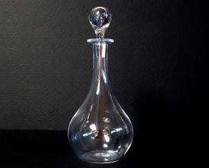 Beautiful Baccarat Montaigne Non Optic 12" Clear Crystal Decanter w/ Stopper - Picture 1 of 13