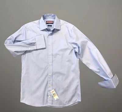 Vineyard Vines Dress Shirt Mens 14 1/2 R Blue Long Sleeve 100s 2 Ply - Image 1 of 4