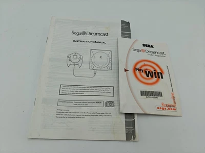 Sega Dreamcast Console Instruction Booklet Manual and Product Registration Card - Image 1 of 2