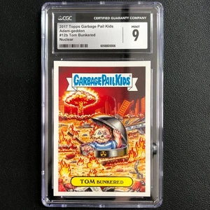 2017 Topps Garbage Pail Kids GPK Adam-Geddon Nuclear Sticker Tom Bunkered CGC 9 - Bild 1 von 2