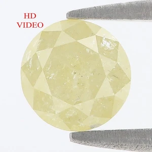 1.31 CT Natural Loose Round Shape Diamond 6.50 MM Yellow Color Diamond LQ6595 - Picture 1 of 8