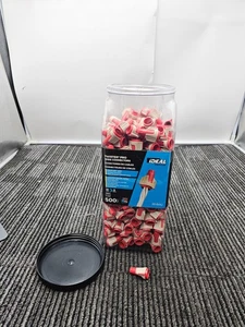 (QTY 500) IDEAL Twister PRO 30-644J Wire Connectors Red/Tan 22 to 8 AWG - Picture 1 of 7