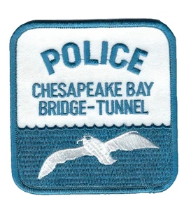 Patch Chesapeake Bay VA Virginia Bridge Tunnel Police District primi anni 70 emissione - Foto 1 di 1