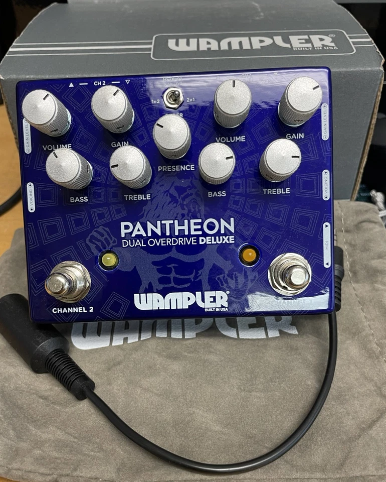 Pedal de efectos para guitarra Wampler Dual Pantheon Deluxe Dual Overdrive usado Foto 1 de 1