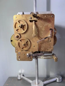 Vintage Franz Hermle Messing mechanisches Uhrwerk West Germany 341-020 35cm - Bild 1 von 6