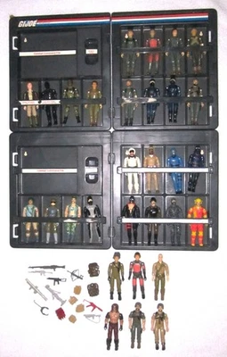 30 GI Joe Lot 1982 1983 ARAH Straight Arm Cobra Commander Snake Eyes + Weapons - Image 1 of 4