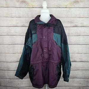 Chaqueta Pullover Vintage Columbia Pullover Anorak Cortavientos Grande - Imagen 1 de 8