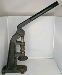 VTG Defiance Button Machine Company No. 1920 Antique Cast Iron Made in New York - Picture 1 of 15