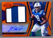 2020 Panini Certified Jonathan Taylor RC ROOKIE PATCH AUTO #103/225 COLTS #218