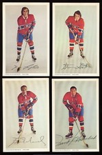 1972-73 Montreal Canadiens Postcards Team issued Partial Set (17 of 22)