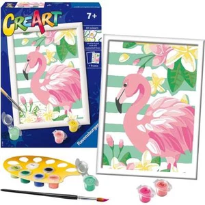 Ravensburger CreArt Think Pink Flamingo Paint By Numbers for Children - Picture 1 of 4