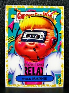 GPK 2018 Series 1 We Hate the 80s Culture GOLD Border Card #8a Walk MANNIE 50/50 - Picture 1 of 2