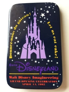 Disney 1992 Euro Disneyland Grand Opening Celebration Imagineering Button Pin - Picture 1 of 4