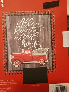 Place & Time Urlaub kein Nähen werfen alle Straßen führen Haus 72"x60" - Bild 1 von 4