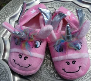 Einhorn Unicorn Hausschuh ROSA *Pantoffeln*Puschen*HOMEBOOTS Größe 27-34 - Bild 1 von 8