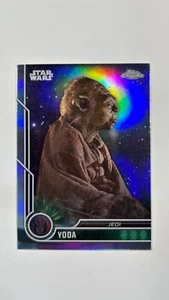 Yoda 2023 Topps Star Wars Chrome #51 Refractor - Picture 1 of 2