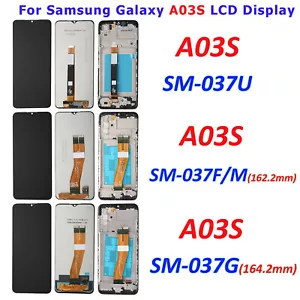 For Samsung Galaxy A03S A037U/F/M/G LCD Display Touch Screen Replacement Frame - Picture 1 of 18