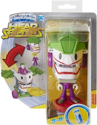 Imaginext DC Super Friends Juguetes Preescolares Head Shifters the Joker & Laff Mobile Foto 1 de 4