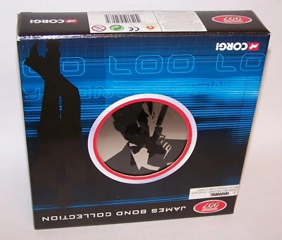 James Bond 007 Cars Film Canister 4 Piece Gift Set Collection 1/64 Corgi 2003  - Image 1 of 4