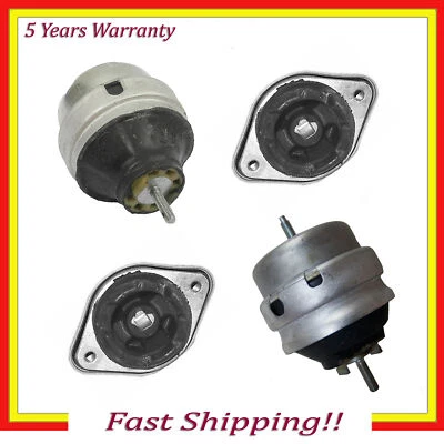 Montaje de motor y transmisión 2003-2005 para Audi A4 A4 Quattro 1,8 L para automático.4 piezas. Foto 1 de 4