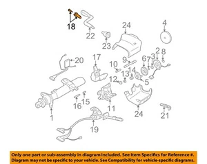 GM OEM 02-07 Avalanche 1500 Shroud, Switches Levers-Cyl Keys 15799769 - Picture 1 of 2