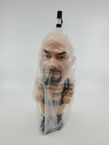 NEW! WWF Stone Cold Steve Austin Collectible 3-D Big Sipper Travel Water Bottle Cover