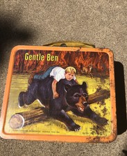 Vintage 1968 Gentle Ben Metal Lunch Box (no thermos)