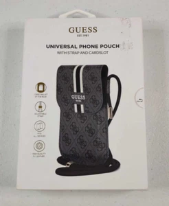 Guess Universal Phone Pouch W/ Adjustable Strap & Cardslot Wallet - Picture 1 of 3