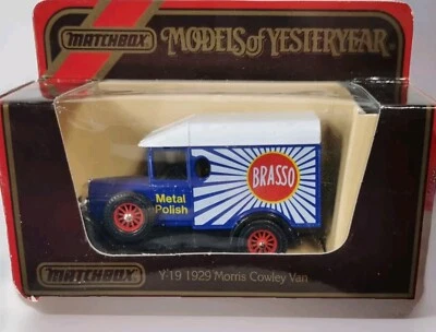 Matchbox Models of Yesteryear Brasso Metal Polish 1929 Morris Cowley Van Y-19 - Image 1 of 4