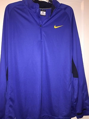 JERSEY NIKE DRY FIT ELITE LIGERO 1/4 CREMALLERA AZUL HOMBRE TALLA XL Foto 1 de 4