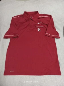 CAMISA POLO OKLAHOMA SOONERS - NIKE Dri-Fit Hombres Entrenadores ELITE TALLA: L - Imagen 1 de 11