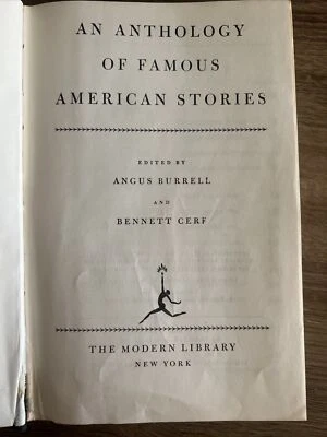 an anthology of famous american stories the modern library 1963 - Imagem 1 de 4